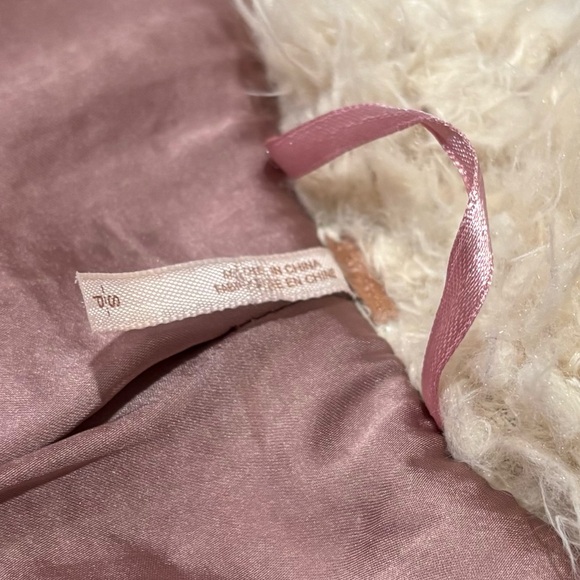 FREE PEOPLE high low SWING jacket FAUX FUR coat FUZZY boho SIZE SMALL - Picture 6 of 8